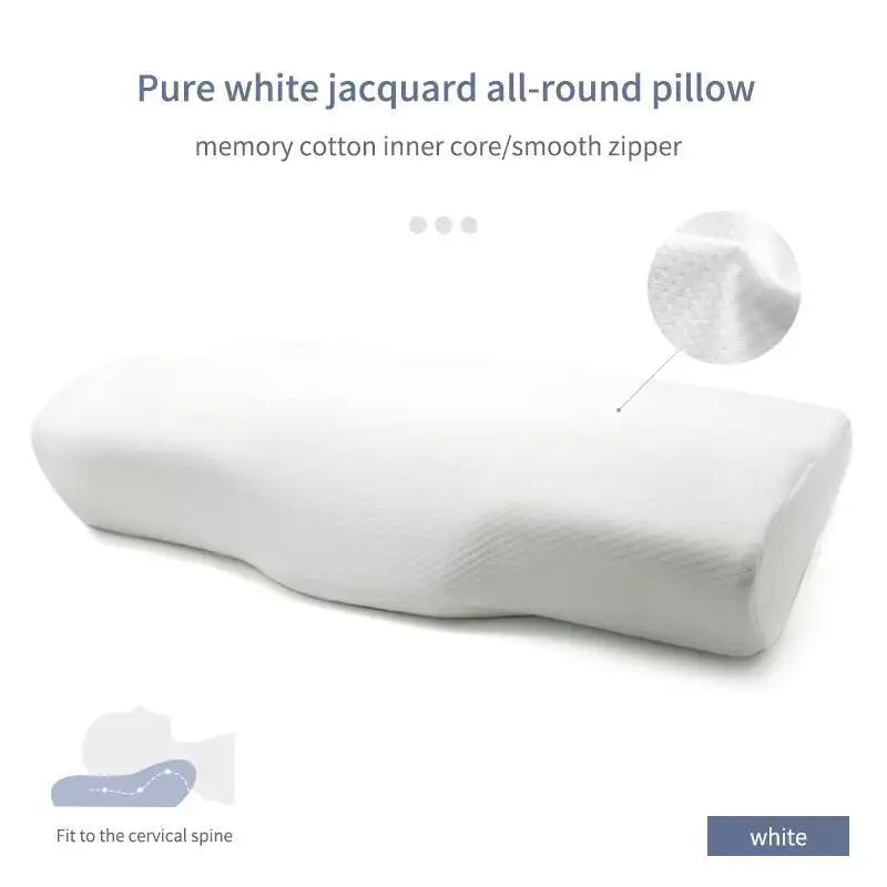 Wave-Shape Memory Foam Neck Pillow