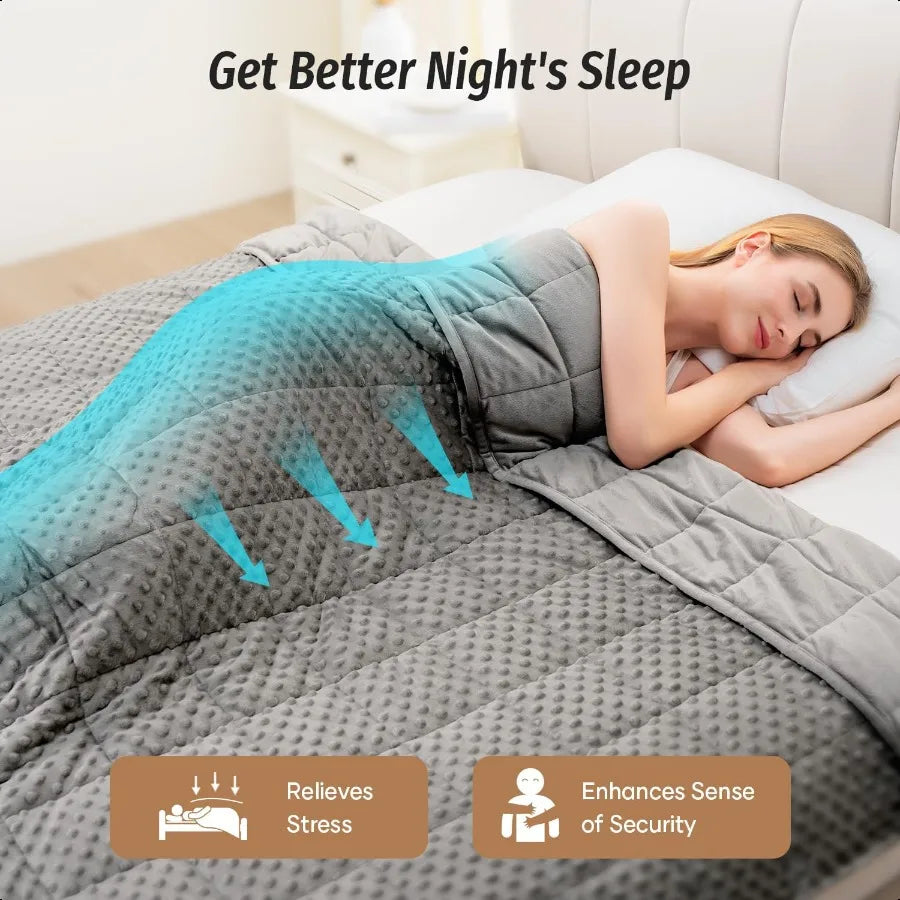 Minky Dot Weighted Blanket