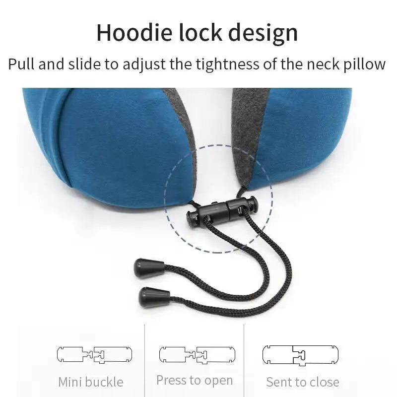 U-Shaped Travel Memory Foam Neck Pillow