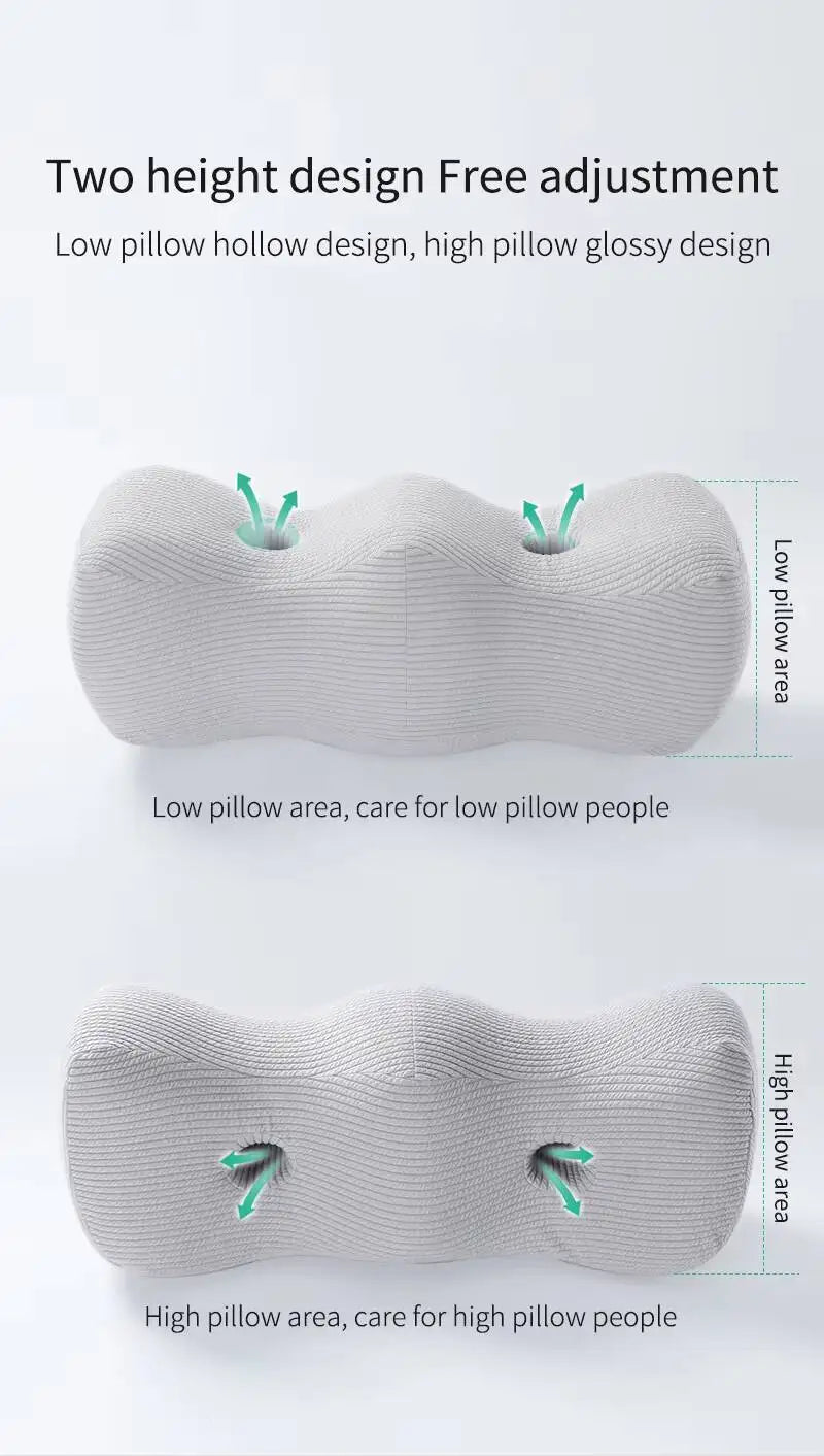 Wave-Shape Knee & Leg Elevation Pillow