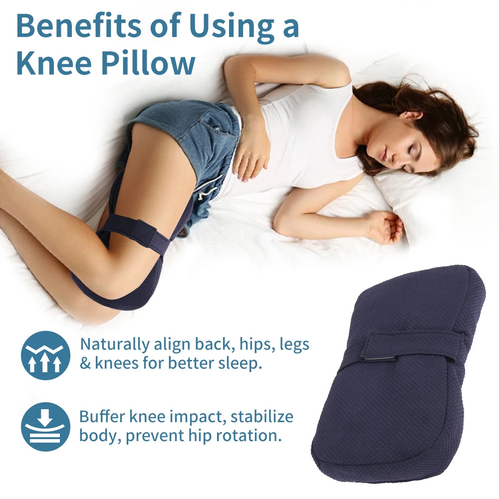 Knee & Leg Side-Sleeping Pillow