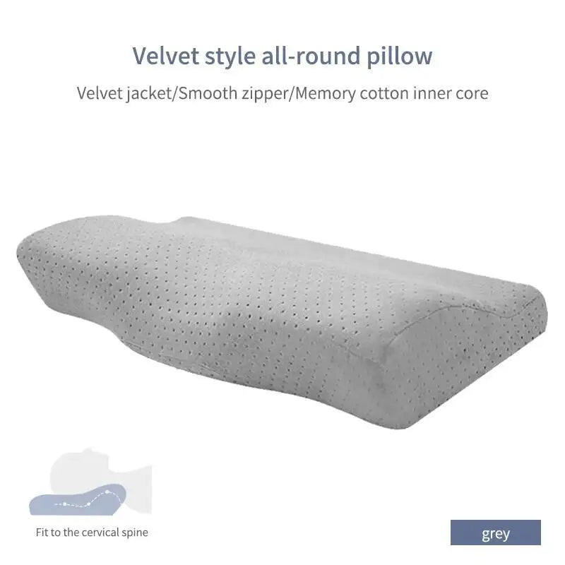 Wave-Shape Memory Foam Neck Pillow
