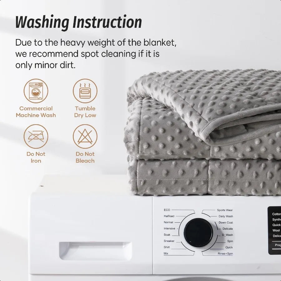Minky Dot Weighted Blanket