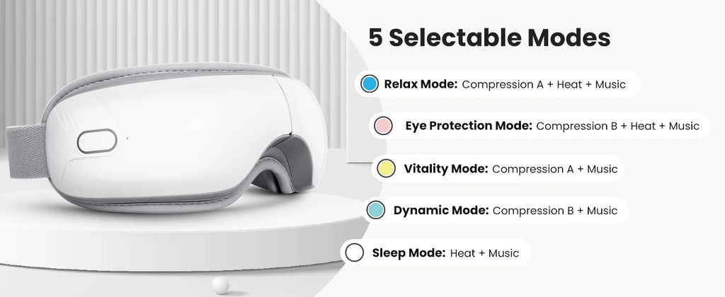 Heated Eye Massager with Bluetooth