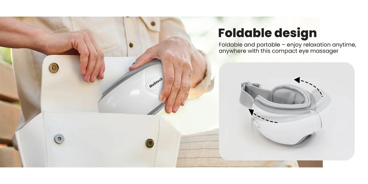 Heated Eye Massager with Bluetooth