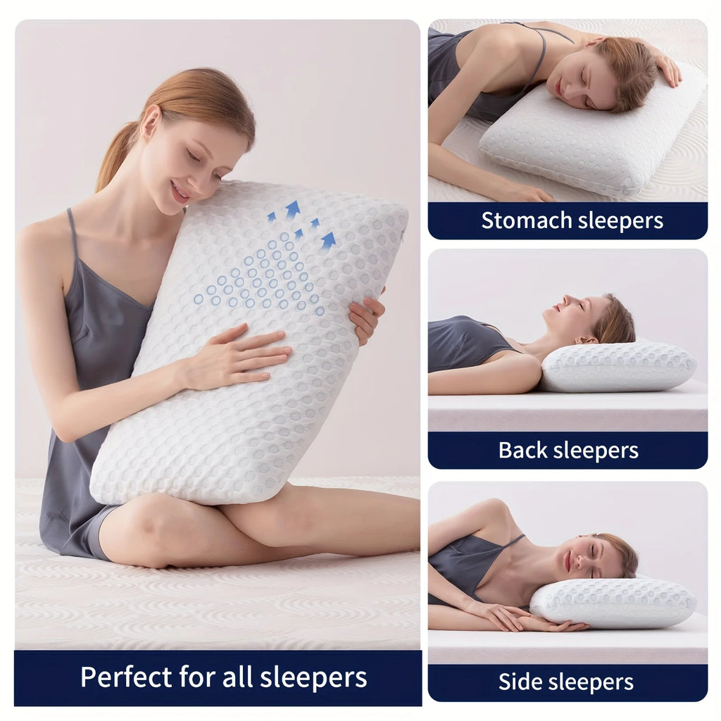 Cervical Memory Foam Neck Pillow