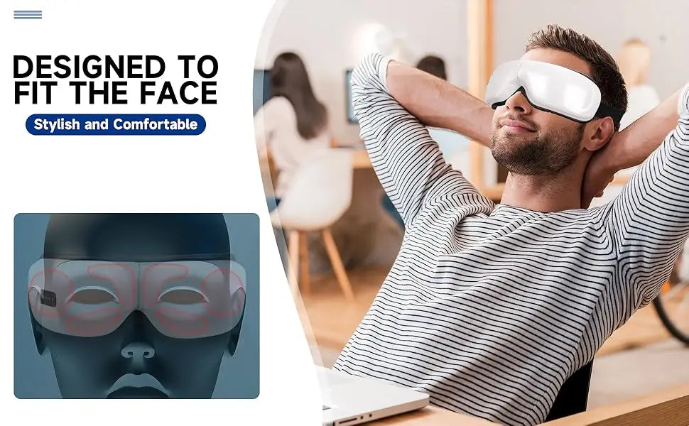 Heated Eye Mask with Bluetooth