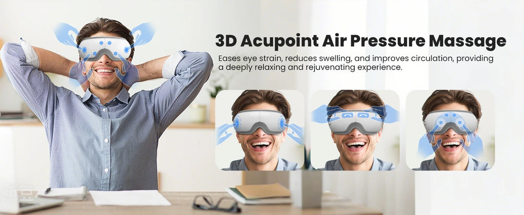 Heated Eye Massager with Bluetooth