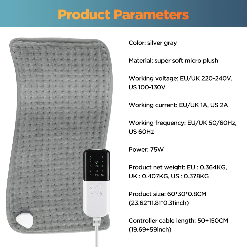 Electric Heating Foot Warmer Pad