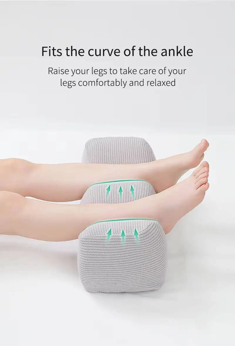 Wave-Shape Knee & Leg Elevation Pillow