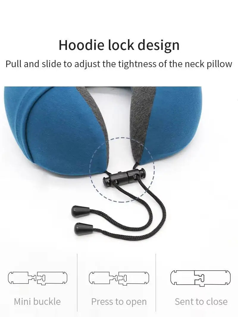 U-Shaped Travel Memory Foam Neck Pillow