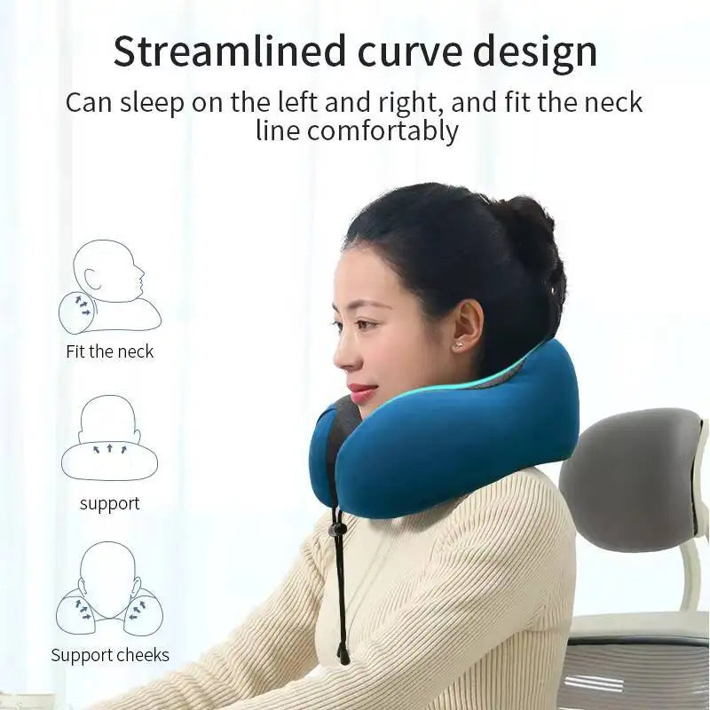 U-Shaped Travel Memory Foam Neck Pillow