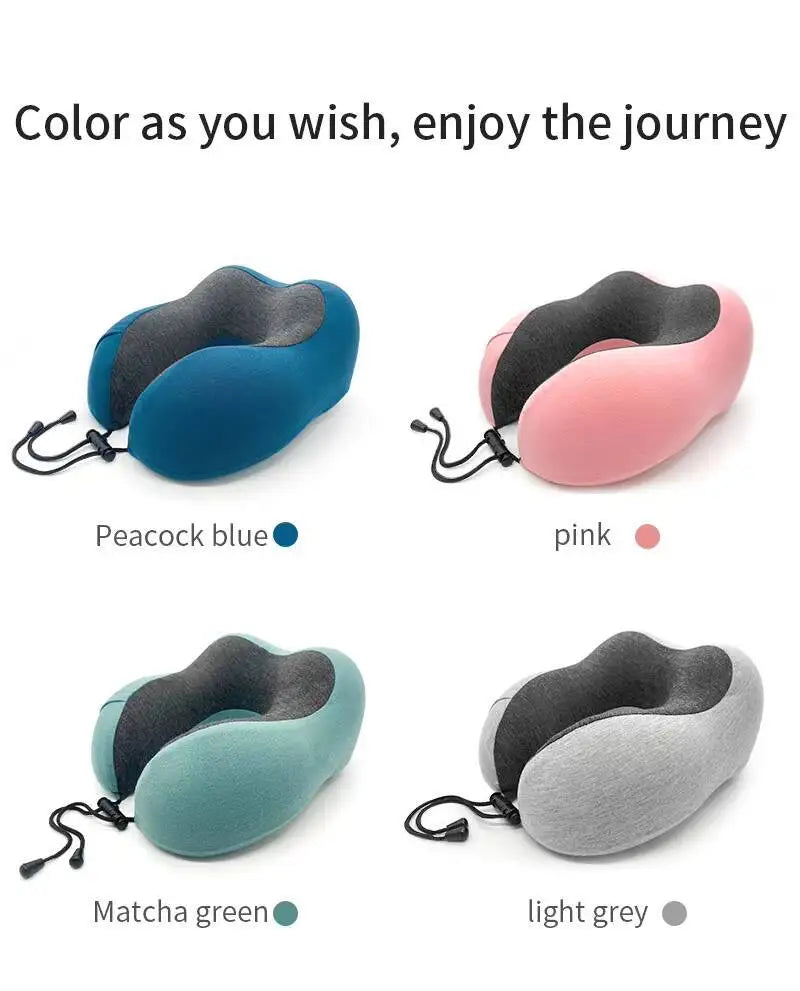 U-Shaped Travel Memory Foam Neck Pillow