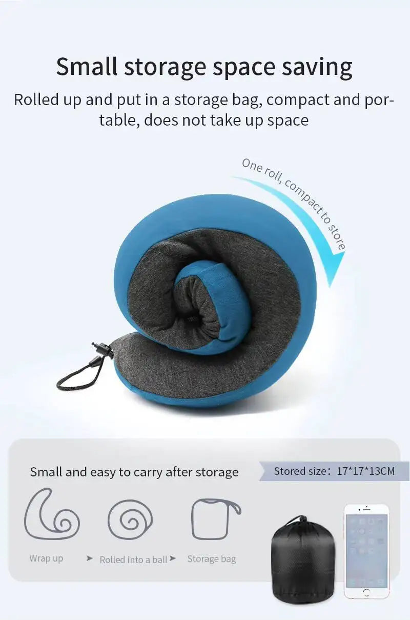 U-Shaped Travel Memory Foam Neck Pillow