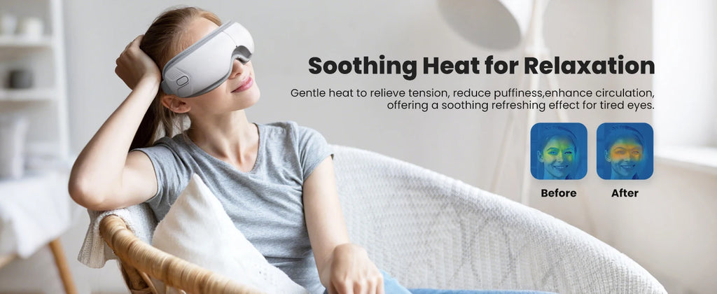 Heated Eye Massager with Bluetooth