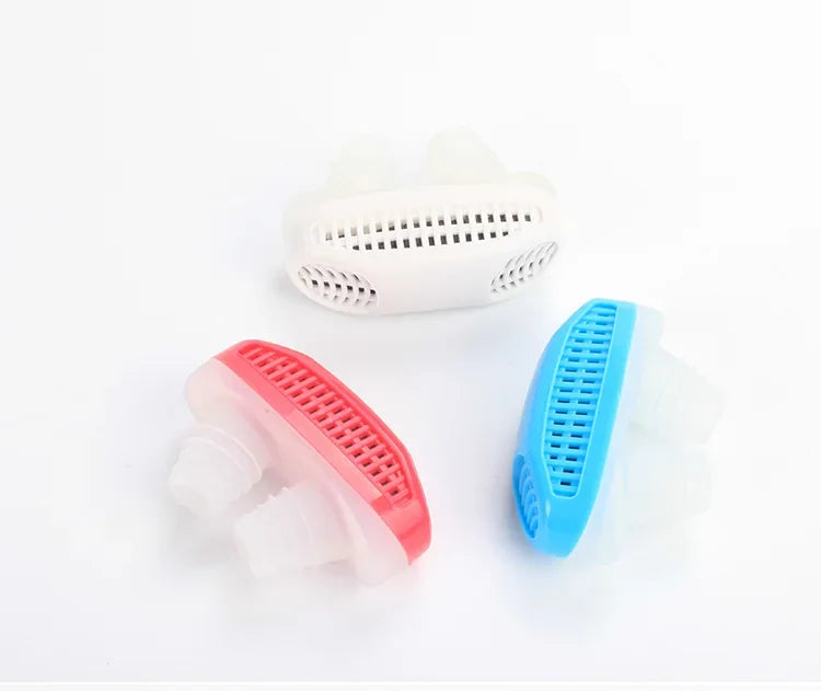 2-in-1 Anti-Snoring & Air Purifier Nose Clip