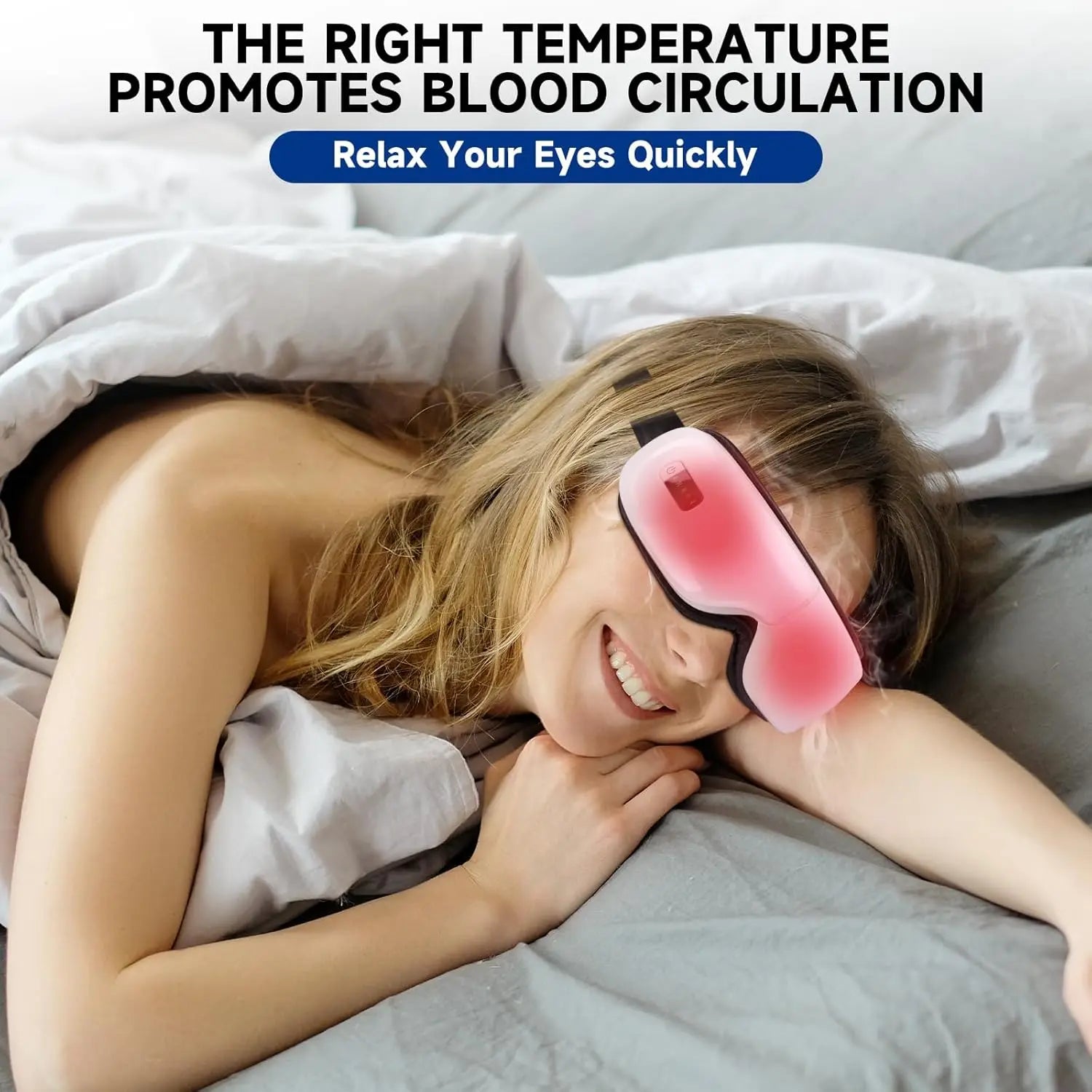 Heated Eye Mask with Bluetooth