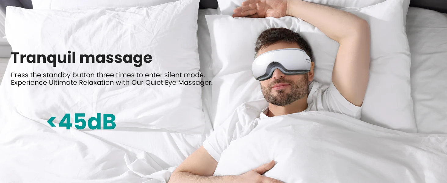Heated Eye Massager with Bluetooth