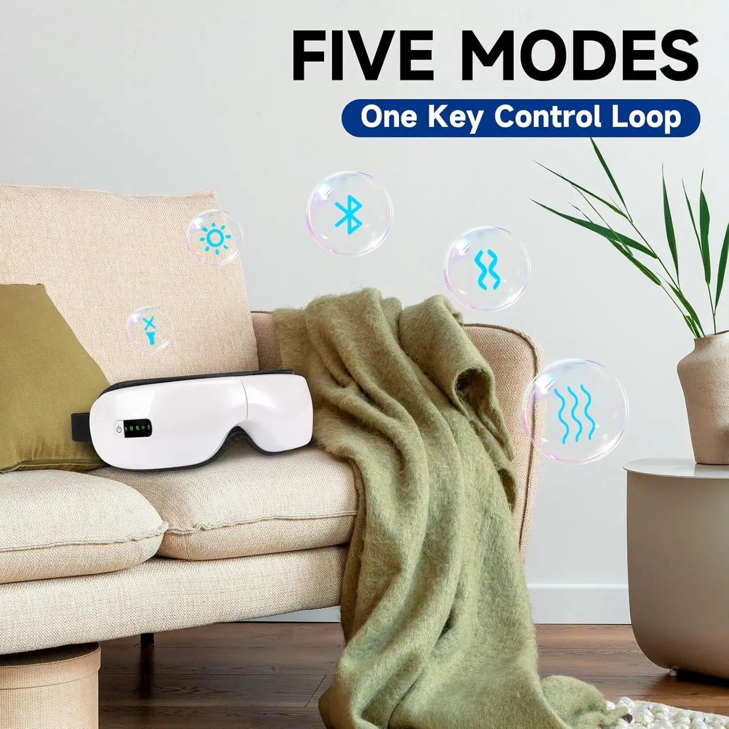 Heated Eye Mask with Bluetooth