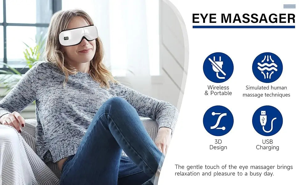 Heated Eye Mask with Bluetooth
