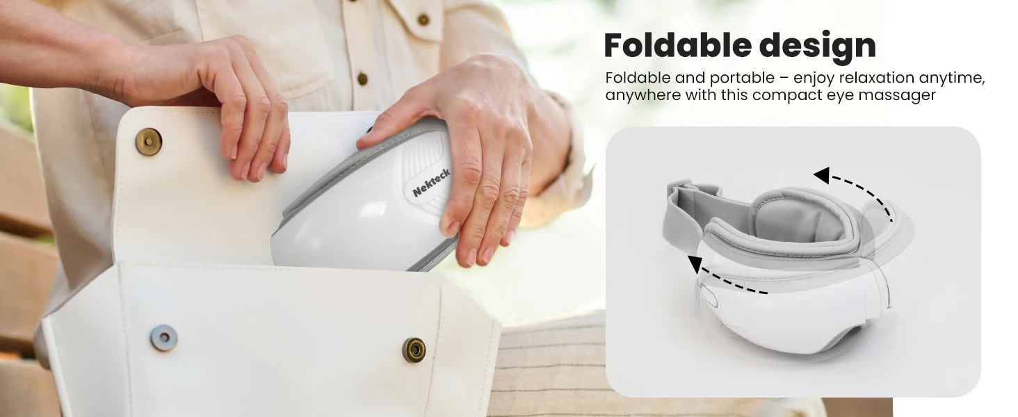 Heated Eye Massager with Bluetooth