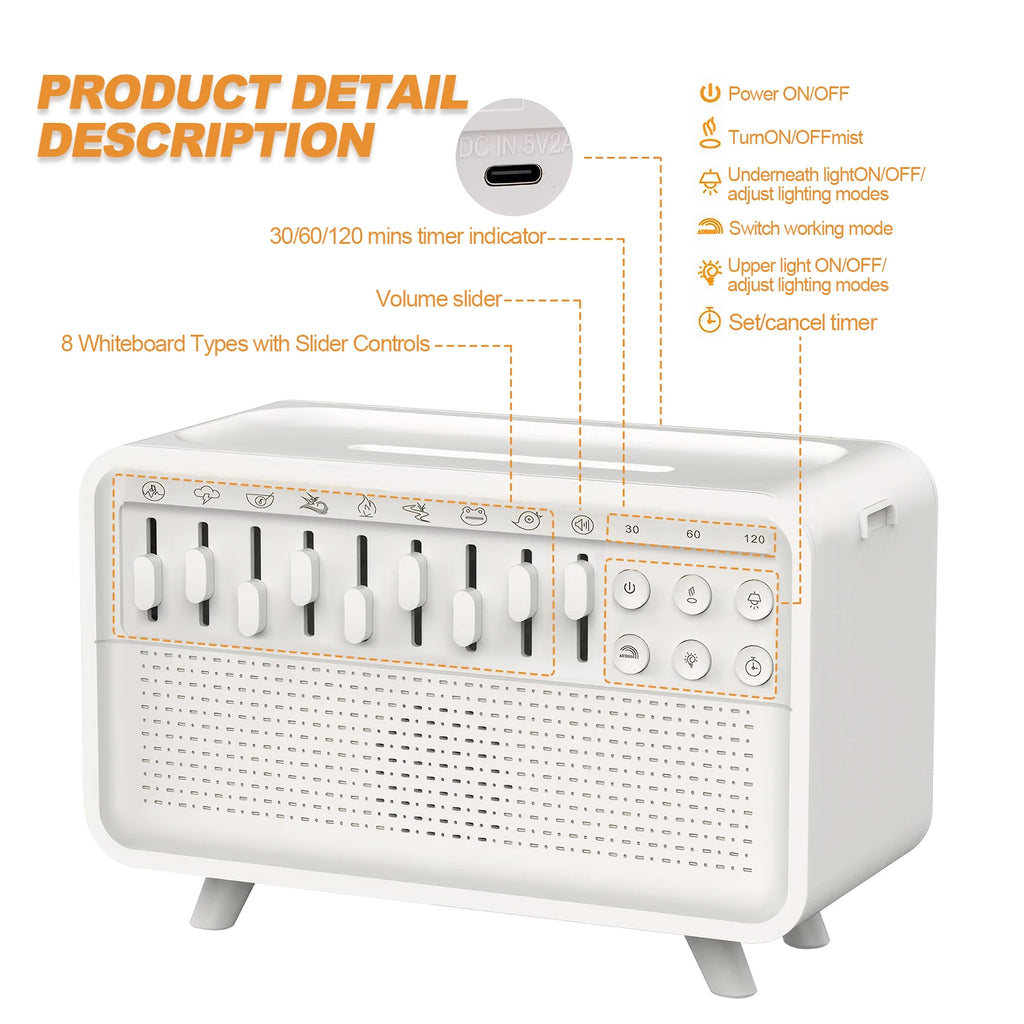Smart Sleep Aid Bluetooth White Noise