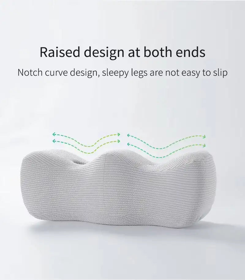 Wave-Shape Knee & Leg Elevation Pillow