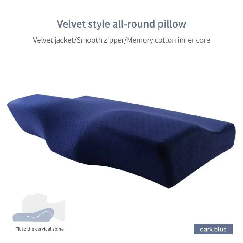 Wave-Shape Memory Foam Neck Pillow