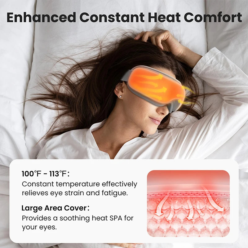 Heated Eye Massager with Bluetooth