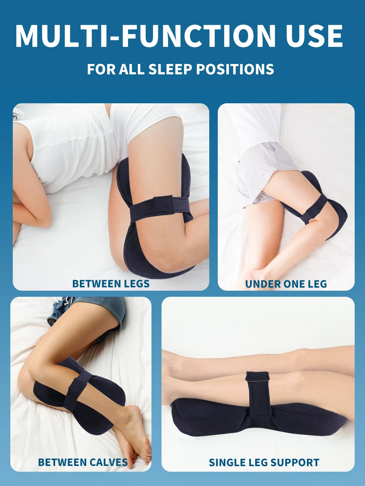 Knee & Leg Side-Sleeping Pillow