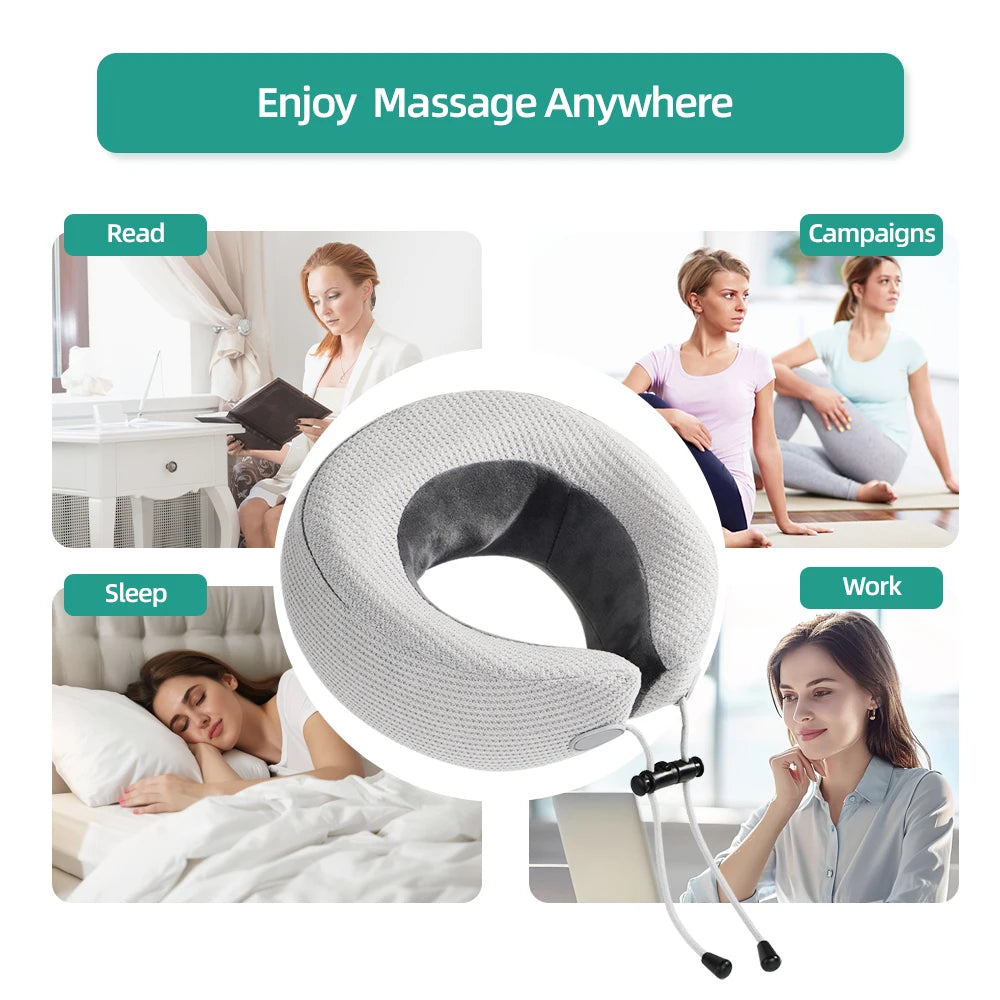 U-Shaped Massage Pillow