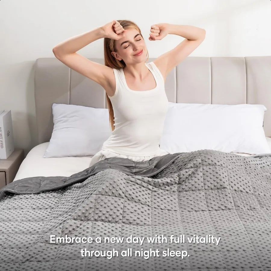 Minky Dot Weighted Blanket